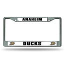 License Plate Frames Anaheim Ducks Chrome Frame