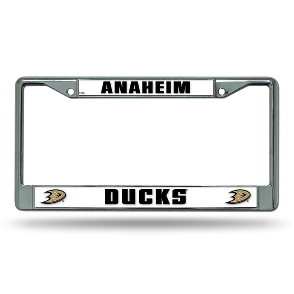 License Plate Frames Anaheim Ducks Chrome Frame