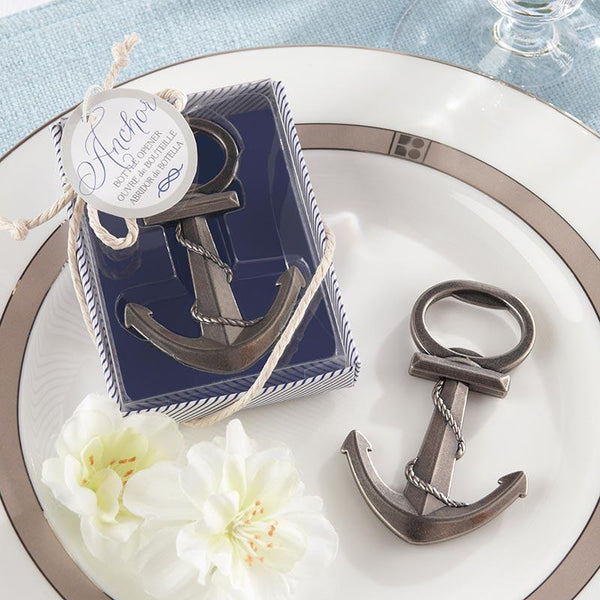 "Anchor" Nautical - Themed Bottle Opener-Wedding Reception Accessories-JadeMoghul Inc.