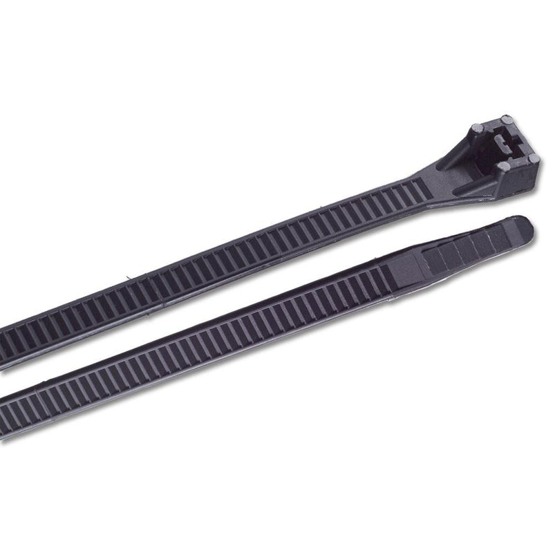 Ancor 15" UV Black Heavy Duty Cable Zip Ties - 25 Pack [199259]-Wire Management-JadeMoghul Inc.