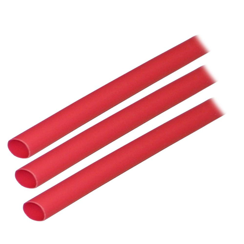 Ancor Adhesive Lined Heat Shrink Tubing (ALT) - 1-4" x 3" - 3-Pack - Red [303603]-Wire Management-JadeMoghul Inc.