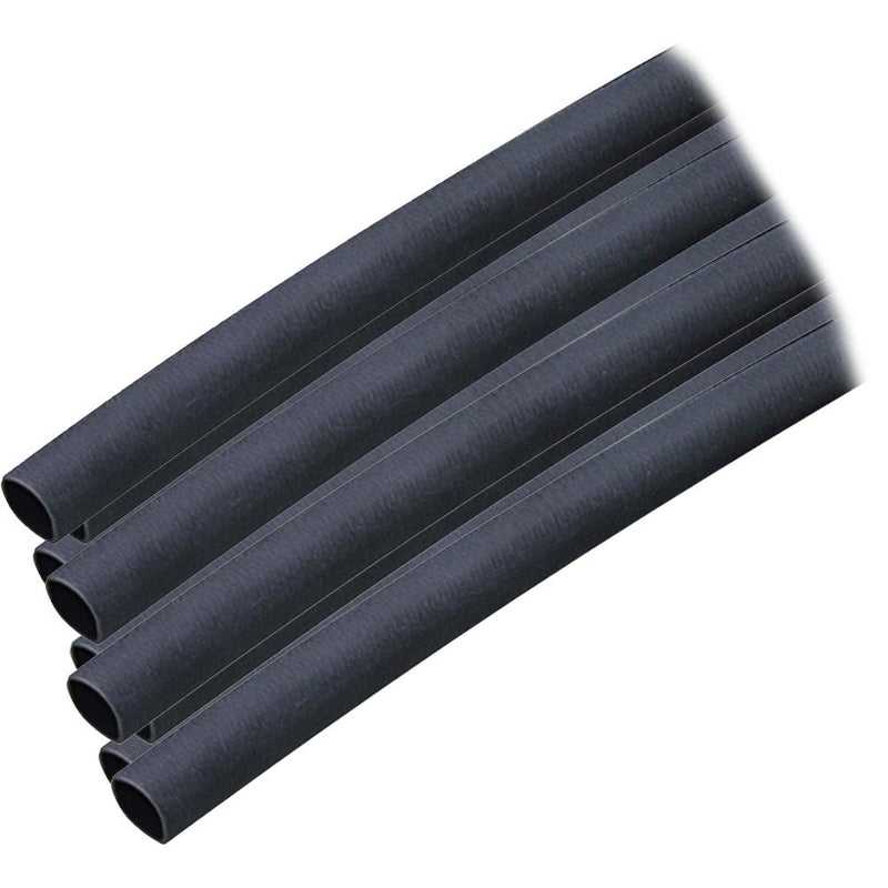 Ancor Adhesive Lined Heat Shrink Tubing (ALT) - 1-4" x 6" - 10-Pack - Black [303106]-Wire Management-JadeMoghul Inc.