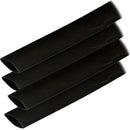 Ancor Adhesive Lined Heat Shrink Tubing (ALT) - 3-4" x 12" - 4-Pack - Black [306124]-Wire Management-JadeMoghul Inc.