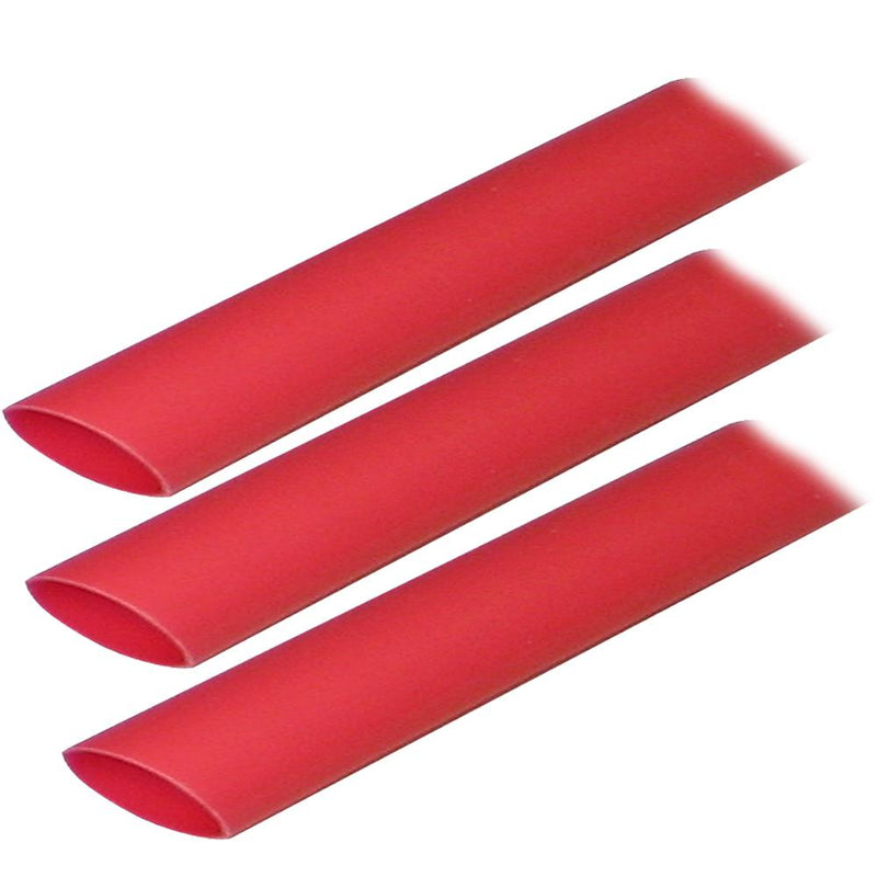 Ancor Adhesive Lined Heat Shrink Tubing (ALT) - 3-4" x 3" - 3-Pack - Red [306603]-Wire Management-JadeMoghul Inc.