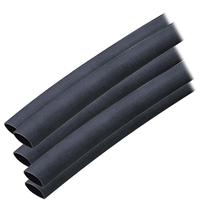 Ancor Adhesive Lined Heat Shrink Tubing (ALT) - 3-8" x 12" - 5-Pack - Black [304124]-Wire Management-JadeMoghul Inc.