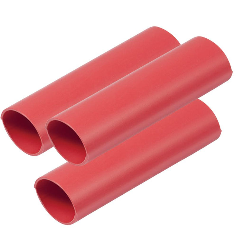 Ancor Heavy Wall Heat Shrink Tubing - 3-4" x 6" - 3-Pack - Red [326606]-Wire Management-JadeMoghul Inc.