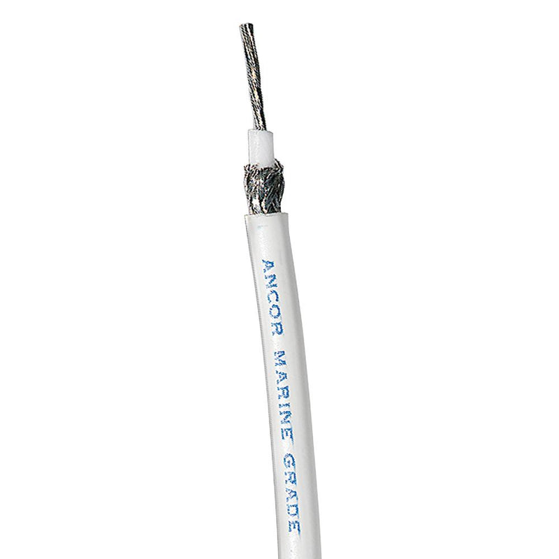 Ancor RG 8X White Tinned Coaxial Cable - 100 [151510]-Wire-JadeMoghul Inc.