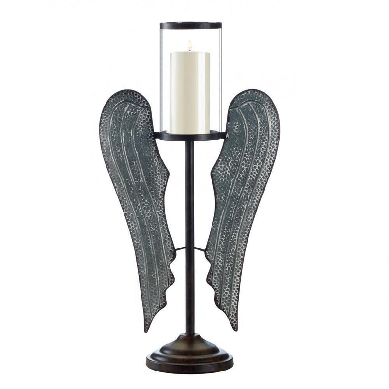 Candle Holders Angel Wings Farmhouse Candleholder
