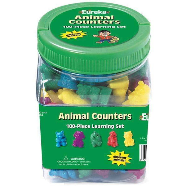 ANIMAL COUNTERS TUBBED-Learning Materials-JadeMoghul Inc.