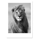 Animal Lion Black White Canvas Poster Nordic Style Sea Forest Landscape Wall Art Print Picture for Living-15x20cm No Frame-Picture 16-JadeMoghul Inc.