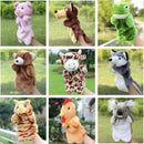 Animal Plush Hand Puppet Doll Toys Pig Cat Owl Monkey Dog Rabbit Shark Bear Puppet Kids Soft Kukla Toys Marionnette-Pink Pig-25cm to 30cm-JadeMoghul Inc.