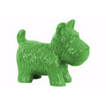 Animal Statue Standing Welsh Terrier Dog Figurine - Green - Benzara Benzara