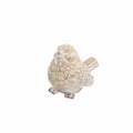 Animal Statues Polyresin Decorative Bird Figurine with Distressed Details, Brown Benzara