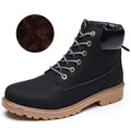 Ankle Length Plush Warm Winter Boots-blackplush-36-JadeMoghul Inc.