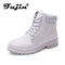 Ankle Length Plush Warm Winter Boots-grey-36-JadeMoghul Inc.