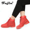 Ankle Length Plush Warm Winter Boots-red-36-JadeMoghul Inc.