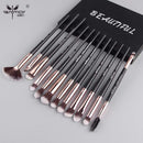 Anmor Makeup Brushes Set 3-12pcs/lot Eye Shadow Blending Eyeliner Eyelash Eyebrow Make up Brushes  Professional Eyeshadow Brush AExp