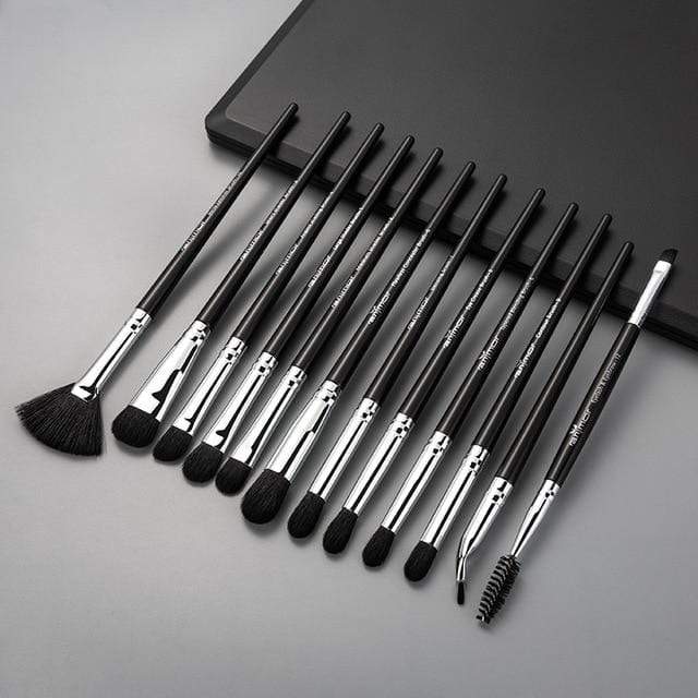 Anmor Makeup Brushes Set 3-12pcs/lot Eye Shadow Blending Eyeliner Eyelash Eyebrow Make up Brushes  Professional Eyeshadow Brush AExp