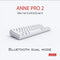 Anne Pro2 mini portable 60% mechanical keyboard wireless bluetooth Gateron mx Blue Brown switch gaming keyboard detachable cable AExp