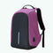 Anti Theft / USB Charging Travel Backpack-Purple-JadeMoghul Inc.