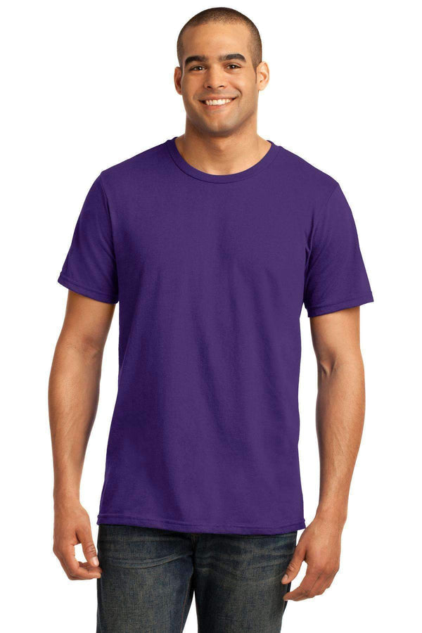 Anvil 100% Combed Ring Spun Cotton T-Shirt. 980-T-shirts-Purple-L-JadeMoghul Inc.