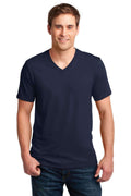 Anvil 100% Combed Ring Spun Cotton V-Neck T-Shirt. 982-T-shirts-Navy-3XL-JadeMoghul Inc.