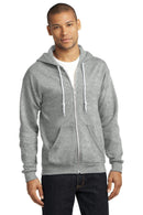 Anvil Full-Zip Hooded Sweatshirt. 71600-Sweatshirts/Fleece-Heather Grey-3XL-JadeMoghul Inc.