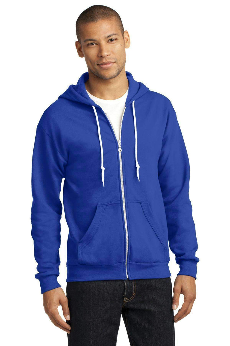 Anvil Full-Zip Hooded Sweatshirt. 71600-Sweatshirts/Fleece-Royal Blue-3XL-JadeMoghul Inc.