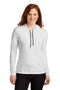 Anvil Ladies 100% Combed Ring Spun Cotton Long Sleeve Hooded T-Shirt. 887L-Sweatshirts/Fleece-White/ Dark Grey-2XL-JadeMoghul Inc.