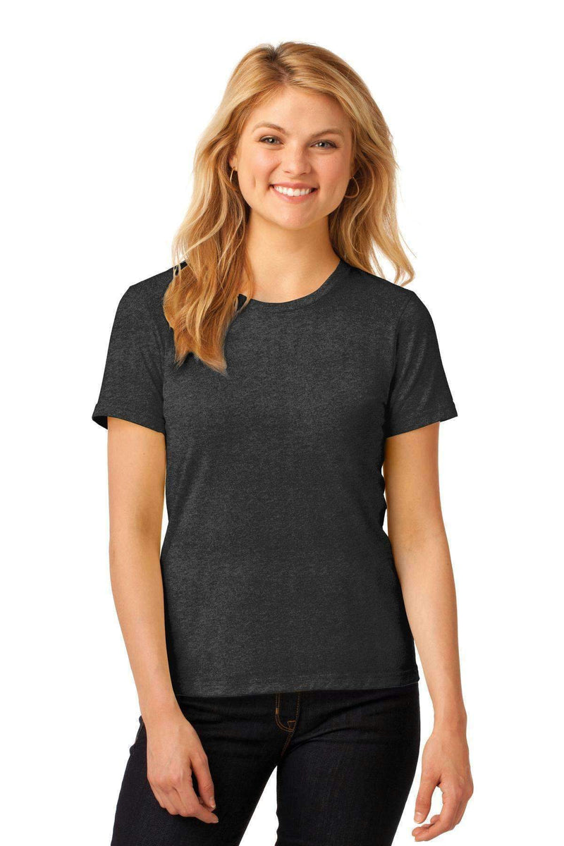 Anvil Ladies 100% Combed Ring Spun Cotton T-Shirt. 880-T-shirts-Heather Dark Grey-2XL-JadeMoghul Inc.