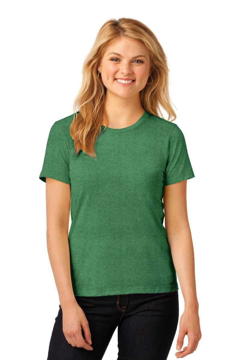 Anvil Ladies 100% Combed Ring Spun Cotton T-Shirt. 880-T-shirts-Heather Green-2XL-JadeMoghul Inc.