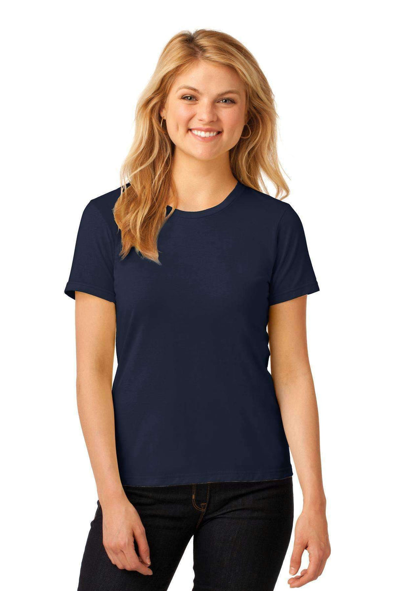 Anvil Ladies 100% Combed Ring Spun Cotton T-Shirt. 880-T-shirts-Navy-XL-JadeMoghul Inc.