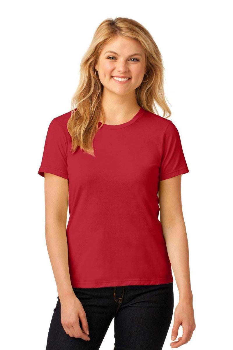 Anvil Ladies 100% Combed Ring Spun Cotton T-Shirt. 880-T-shirts-Red-2XL-JadeMoghul Inc.