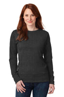 Anvil Ladies French Terry Crewneck Sweatshirt. 72000L-Ladies-Heather Dark Grey-2XL-JadeMoghul Inc.