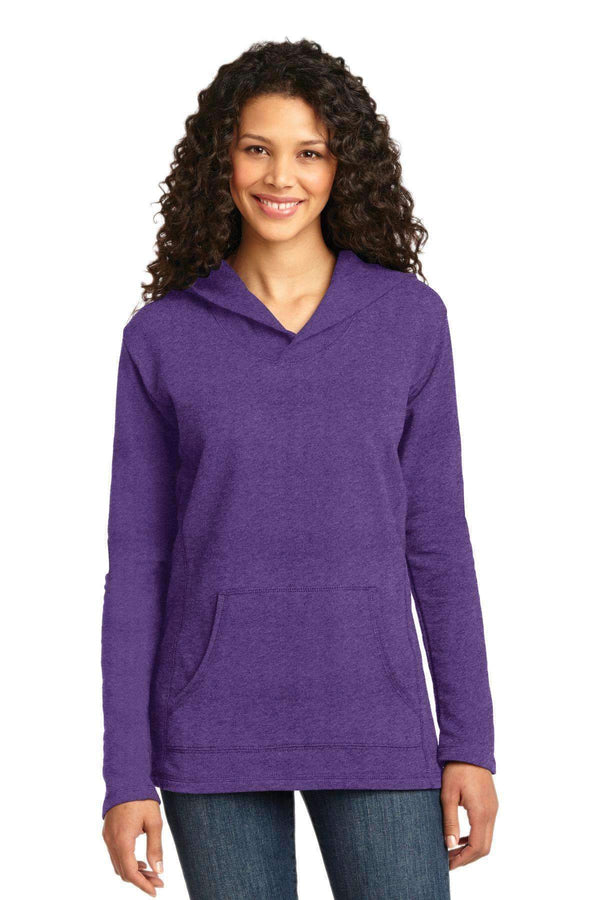 Anvil Ladies French Terry Pullover Hooded Sweatshirt. 72500L-Sweatshirts/fleece-Heather Purple-2XL-JadeMoghul Inc.