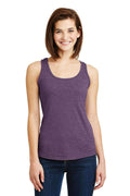 Anvil Ladies Tri-BlendRacerback Tank. 6751L-T-shirts-Heather Aubergine-2XL-JadeMoghul Inc.