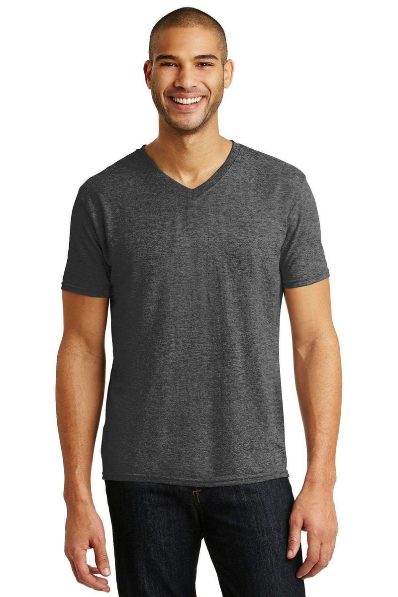 Anvil Tri-BlendV-Neck Tee. 6752-T-shirts-Heather Dark Grey-3XL-JadeMoghul Inc.