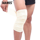 AOLIKES 1PCS Elastic Bandage Tape Sport Knee Support Strap Shin Guard Compression Protector For Ankle Leg Wrist Wrap-Skin-120cm-JadeMoghul Inc.