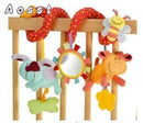 AOSST 2017 cute new baby animals bed hang, beautiful baby stroller fluffy bed hang toys--JadeMoghul Inc.