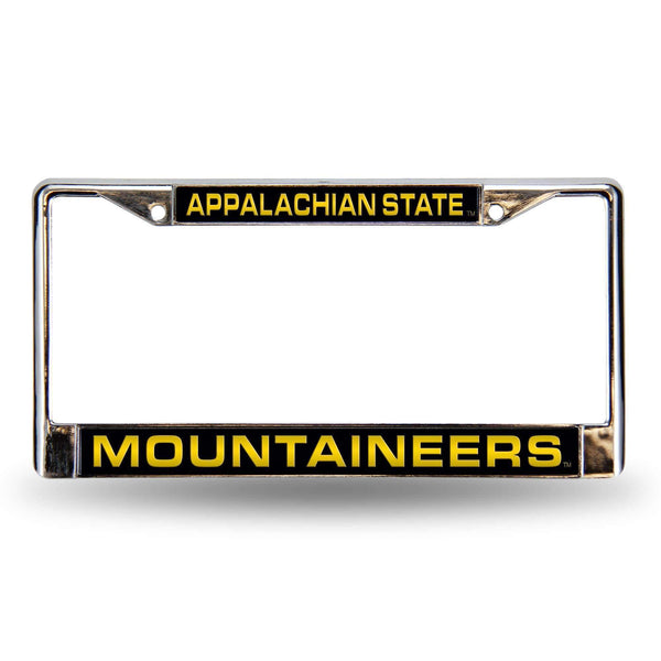 Ford License Plate Frame Appalachian State Laser Chrome Frame