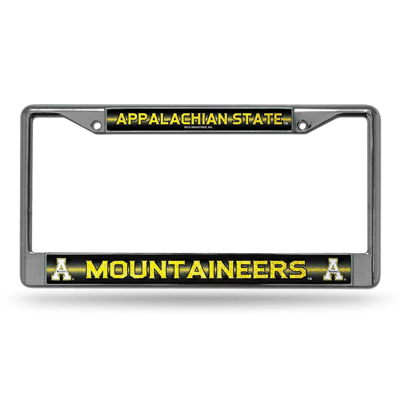 Audi License Plate Frame Appalachian State Bling Chrome Frame