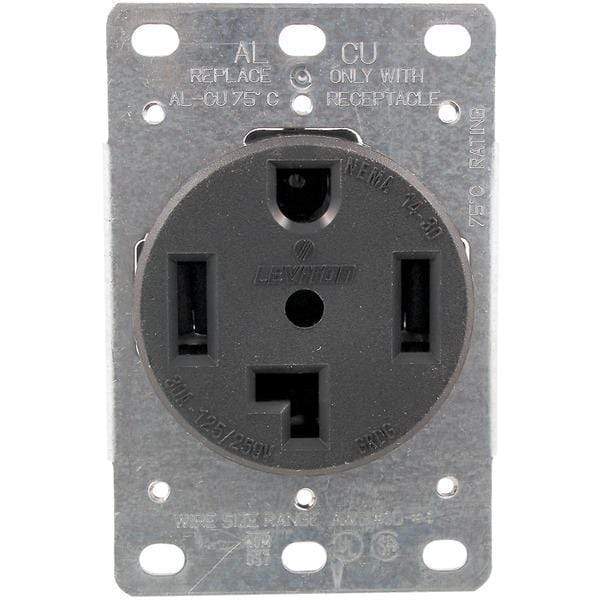 Appliance Cords & Receptacles Single-Flush Dryer Receptacle (4 wire) Petra Industries