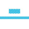 AQUA CHEVRON STRAIGHT BORDER TRIM-Learning Materials-JadeMoghul Inc.