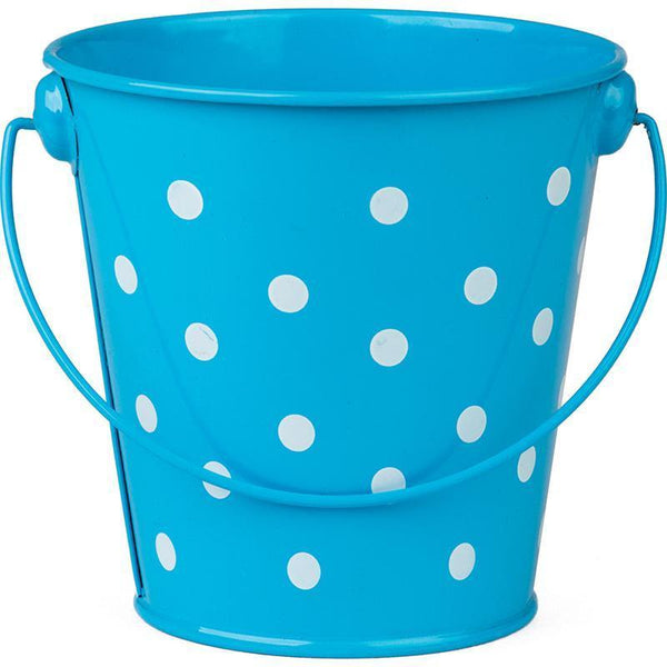 AQUA POLKA DOTS BUCKET-Learning Materials-JadeMoghul Inc.