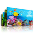 Aquarium Landscape Sticker Poster Fish Tank 3D Background Painting Sticker Double-sided Ocean Sea Plants Backdrop Aquarium Decor JadeMoghul Inc. 