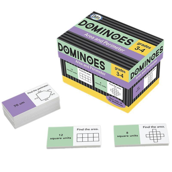 AREA AND PERIMETER DOMINOES-Learning Materials-JadeMoghul Inc.