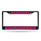 Subaru License Plate Frame Arizona Black Laser Chrome Frame