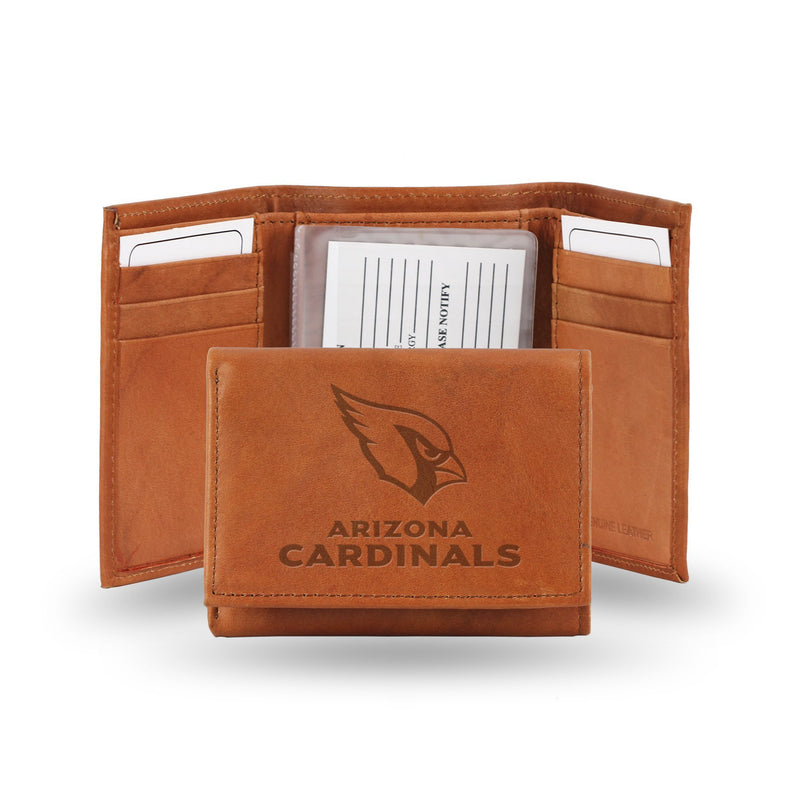 Slim Wallet Arizona Cardinals Embossed Trifold