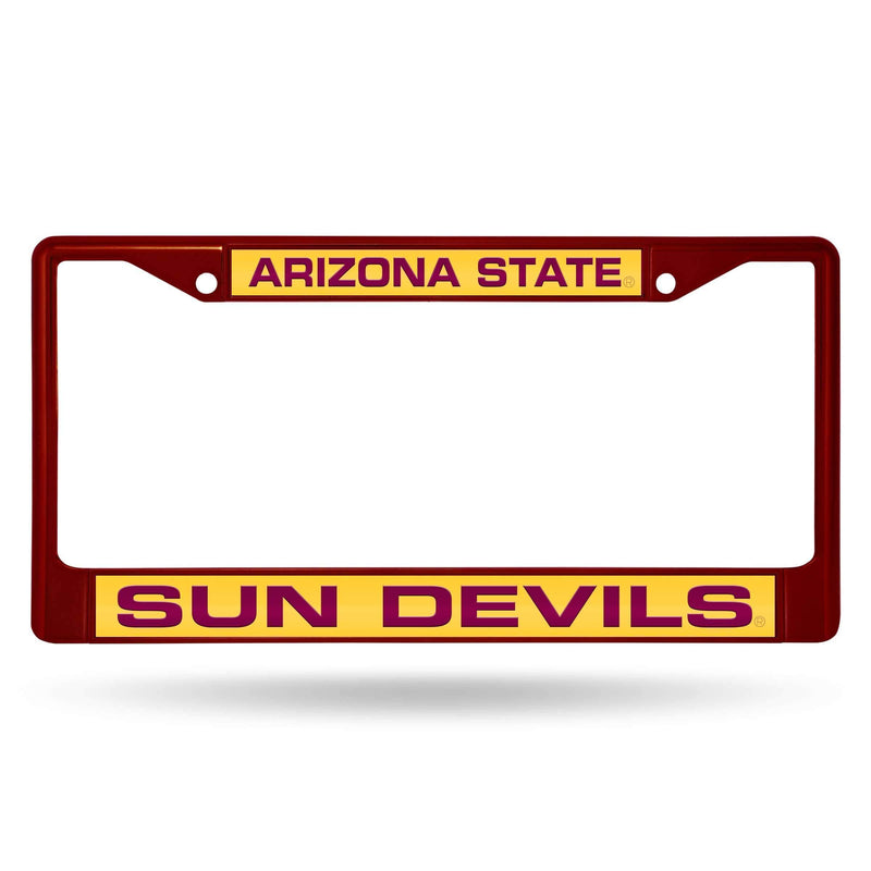 Chrome License Plate Frames Arizona St Laser Chrome Frame