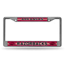 Jeep License Plate Frame Arkansas Bling Chrome Frame